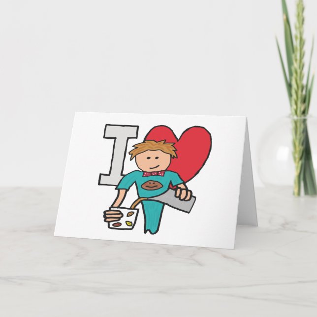 I Love Coffee Card (Front)