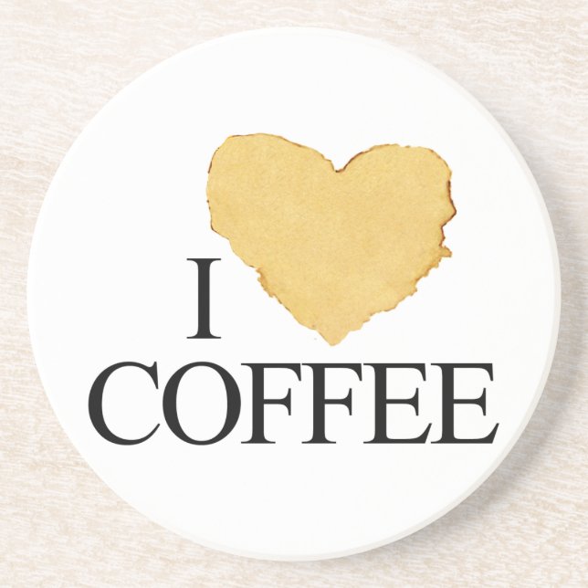 I love coffee coaster (Front)