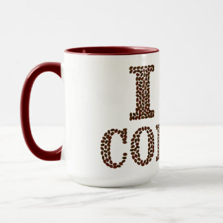I Love coffee design mug
