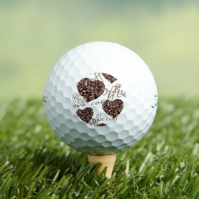 I Love Coffee Golf Balls (Insitu Tee)