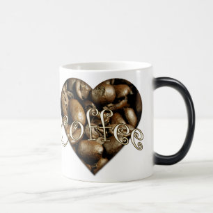 I Love Coffee Heart Magic Mug