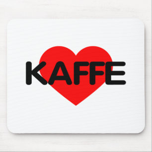 I Love Coffee - Kaffe Mouse Mat