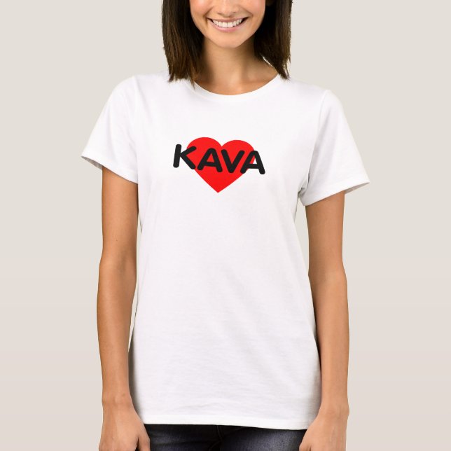 I Love Coffee - Kava Lithuania T-Shirt (Front)