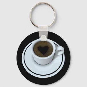 I LOVE coffee Key Ring