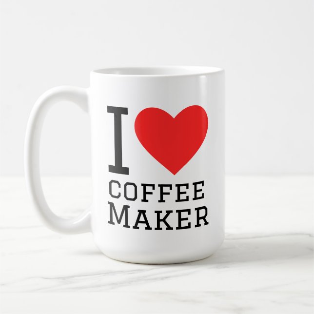 I love coffee maker mug (Left)