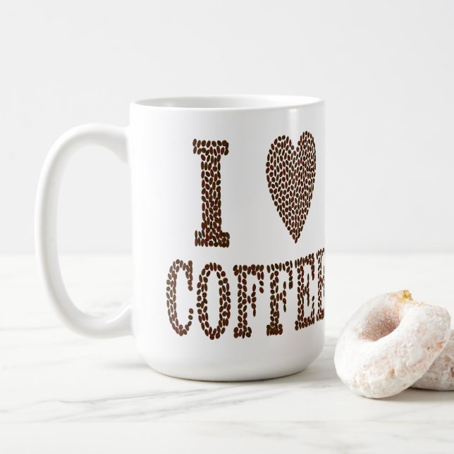 I love coffee mug (With Donut)