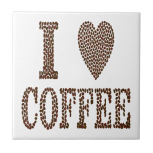 I Love Coffee Tile