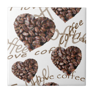 "I Love Coffee!" Tile