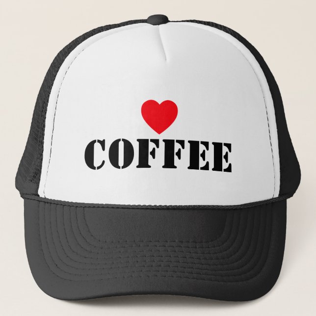 I Love Coffee™ Trucker Hat (Front)