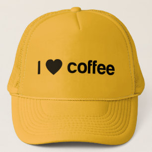 I love coffee trucker hat