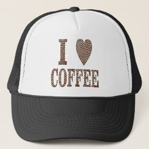 I Love Coffee Trucker Hat