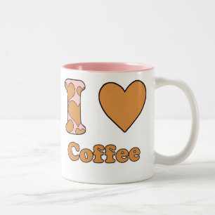 I love Coffee Two-Tone Coffee Mug