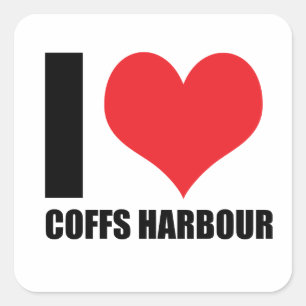 I love Coffs Harbour  Square Sticker