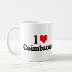 I Love Coimbatore, India Coffee Mug