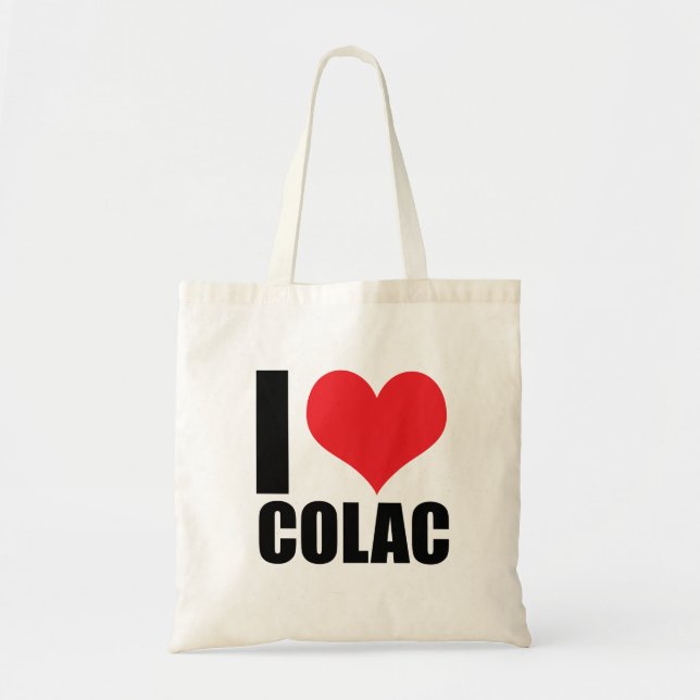 I love Colac Tote Bag (Front)