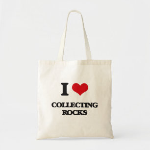 I Love Collecting Rocks Tote Bag