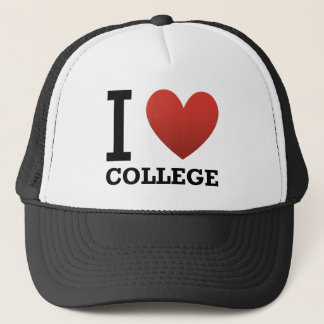 I Love College Trucker Hat