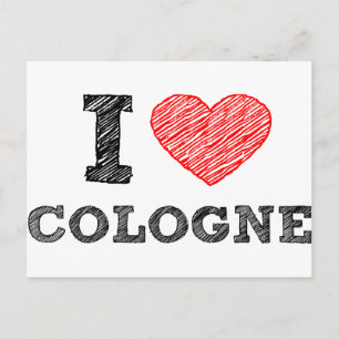 I Love Cologne Postcard