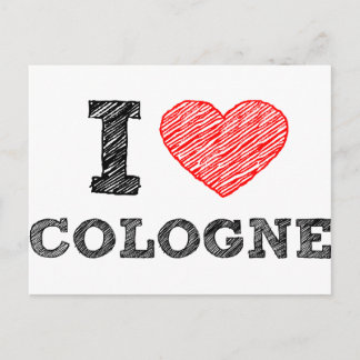 I Love Cologne Postcard