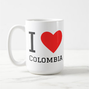 I love Colombia Coffee Mug