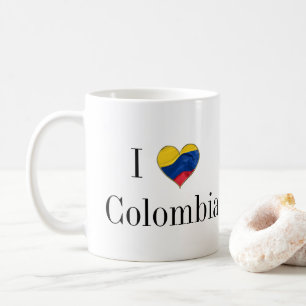 I Love Colombia Coffee Mug