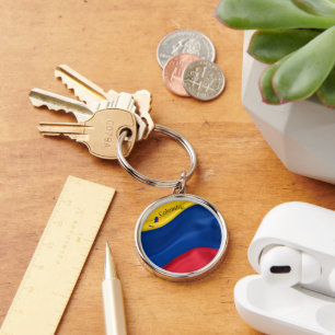 I Love Colombia Flag  Keychain