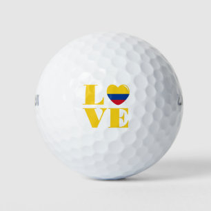 I love Colombia Golf Balls