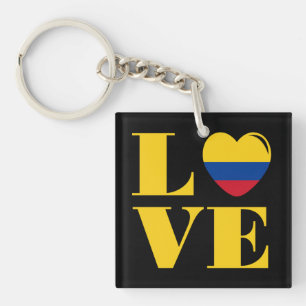 I love Colombia Key Ring
