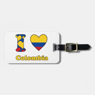 I love Colombia Luggage Tag