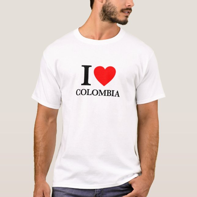 I Love Colombia T-Shirt (Front)