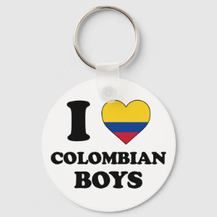 I love Colombian boys Key Ring
