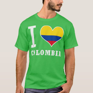 I Love Colombian , Yo Amo Colombia Camiseta  T-Shirt