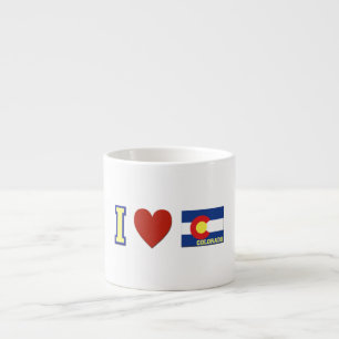 I Love Colorado Espresso Cup