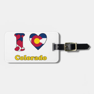 I love Colorado Luggage Tag