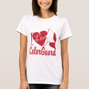 I Love ColorGuard T-Shirt