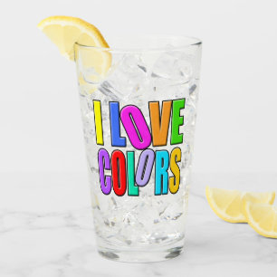 I love colors glass
