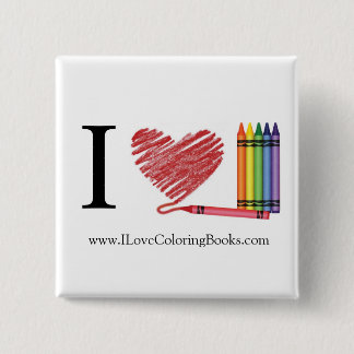 I Love Colouring Button