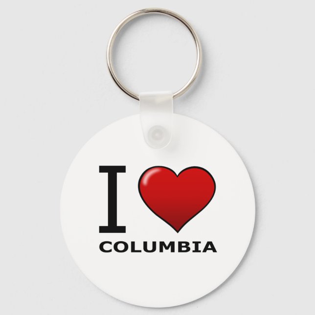 I LOVE COLUMBIA,SC - SOUTH CAROLINA KEY RING (Front)