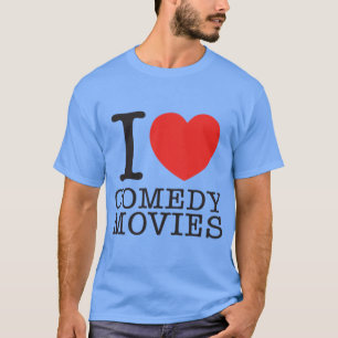 I Love Comedy Movies retro vintage T-Shirt