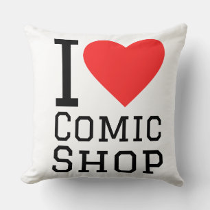 I love comic shop cushion
