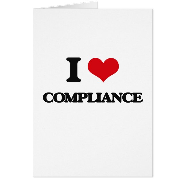 I Love Compliance (Front)