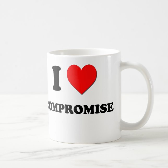 I love Compromise Coffee Mug (Right)