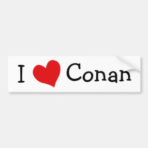 I Love Conan Bumper Sticker