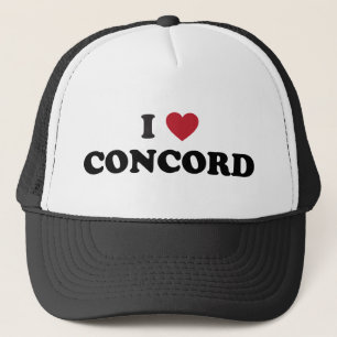I Love Concord California Trucker Hat