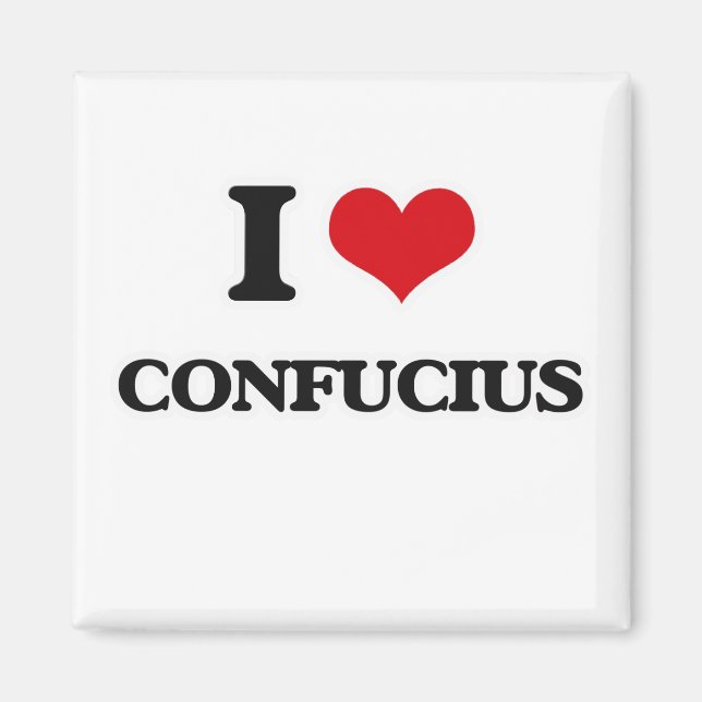 I Love Confucius Magnet (Front)