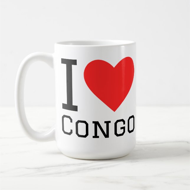 I love Congo  Coffee Mug (Left)