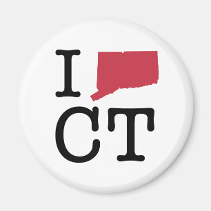I Love Connecticut Magnet