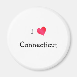 I Love Connecticut Magnet