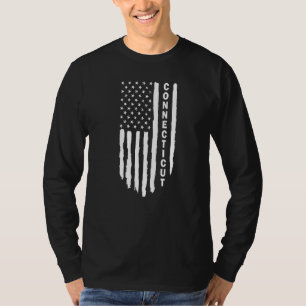 I Love Connecticut Patriotic Connecticut Is Home T-Shirt