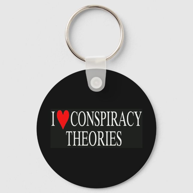I Love Conspiracy Theories Key Ring (Front)